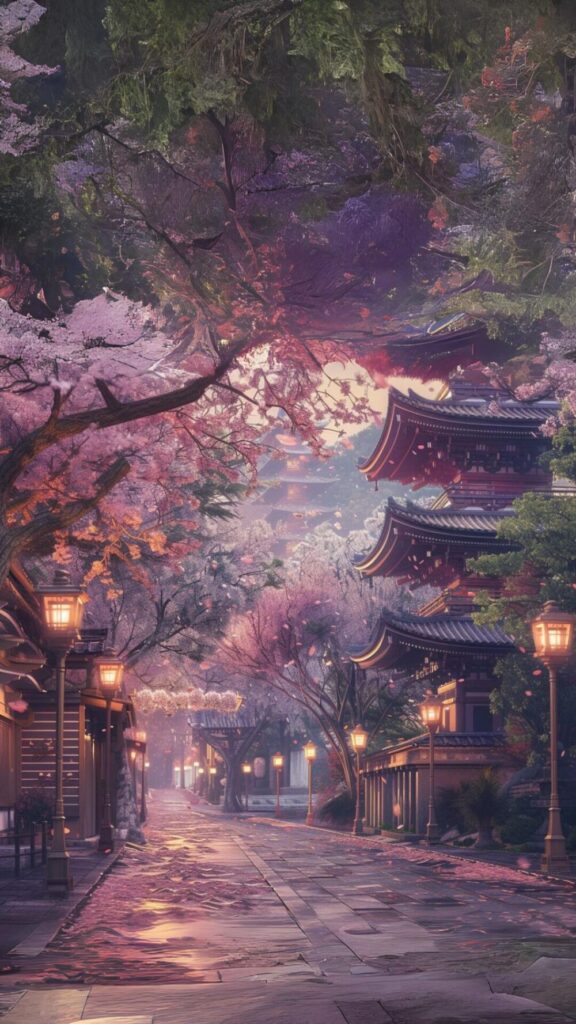 桜　寺　風景